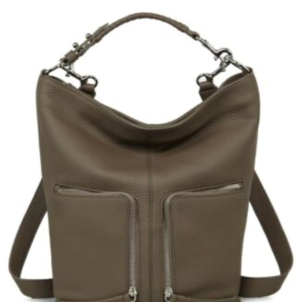 All Saints Fetch Leather Convertible Backpack